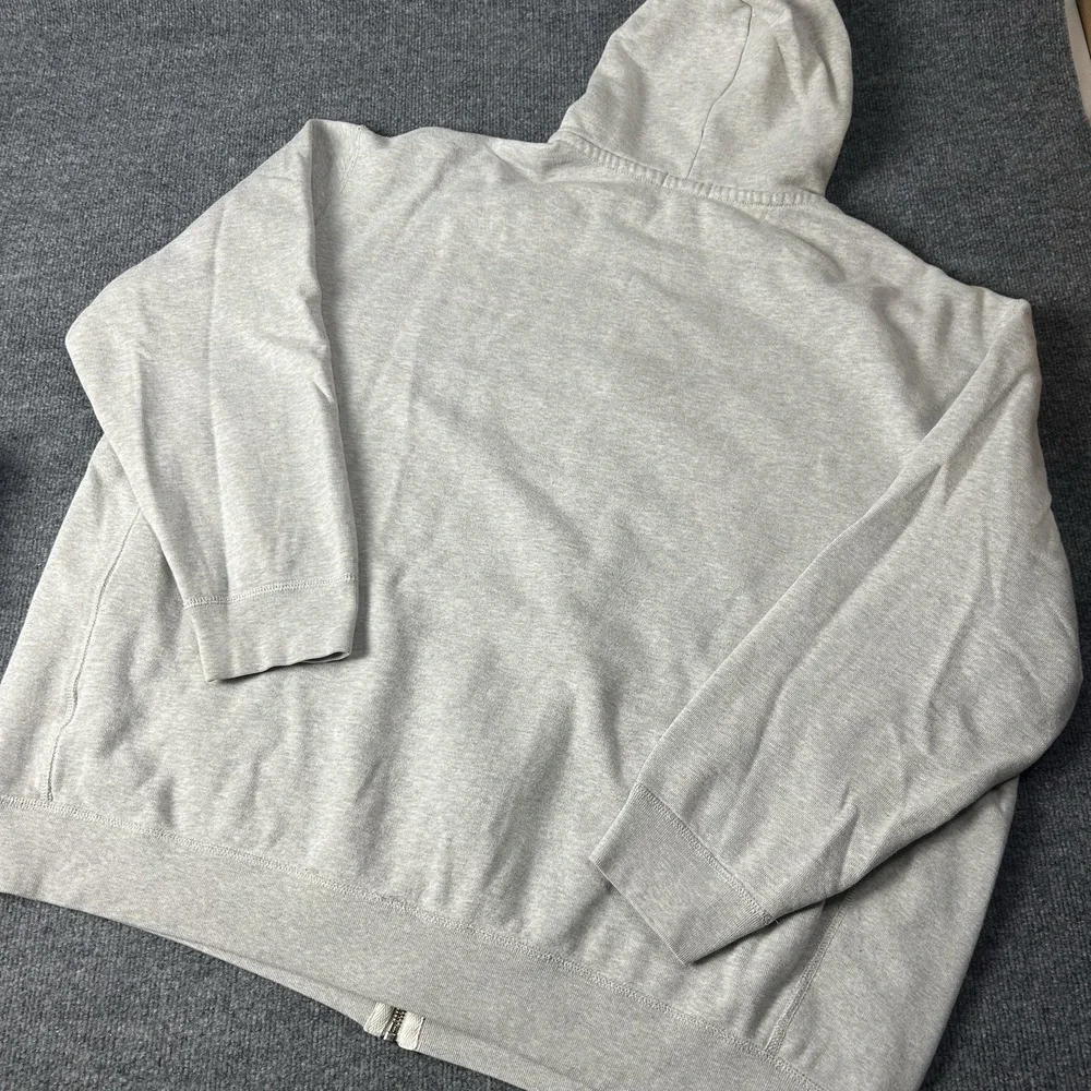 Polo Ralph Lauren Hoodie Mens 4XLT Gray Full Zip Fleece Big & Tall Pony Logo